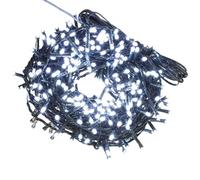 VFM - Christmas Lights 600 LED 18m Xmas Tree Lights - Fairy Lights - Festive Bright String Xmas Tree Wedding Fairy Lighting Indoor & Outdoor Mains Operated Multi Function Control Cool White
