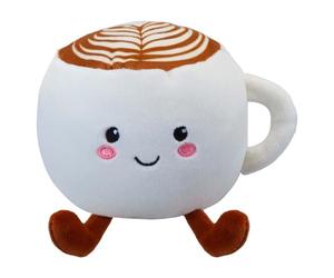 VFM - Coffee Soft Toy Food Drink Themed Cute Plush Cuddly Fluffy Stuffed Toy Plush Toy Cute Stuffed Plushie, Gifts for Birthday, Valentine's Day Christmas - 27cm Multi-Coloured