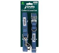 VFM/Crufts - Large Blue Eco Set Collar & Lead for Dogs