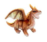 VFM - Dragon Brown Soft Toy Realistic Looking Dragon Plush Cuddly Fantasy Stuffed Toy Plush Toy Cute Stuffed Plushie, Gifts for Birthday, Valentine's Day Christmas - 30cm Brown