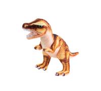 VFM - Realistic T-Rex 12" Plush Dinosaur - Highly Detailed Super Soft Orange Fabric Stuffed Animal Tyrannosaurus Dino Cuddly Toy - Natural History Toys For Kids