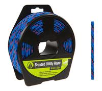 VFM e-Store 25M Utility Rope With Casing Waterproof Mould Resistant 4mm x 25m Red X 1 in Blue VFM e-Store Blue