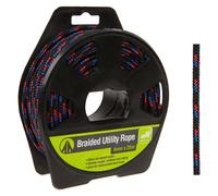 VFM e-Store 25M Utility Rope With Casing Waterproof Mould Resistant x 25m Red in Black VFM e-Store Black