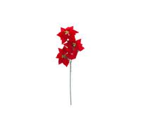 VFM e-Store 3 Head Ponisettia Bunch Christmas Decoration X 1 68cm Red VFM e-Store Red