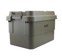 VFM e-Store - 50L Storage Boxes With Lids - Carry Handles Camping Box for Safe, Dry Storage - Perfect for Outdoors, Camping, Hiking, Holidays, Festivals, and Travel