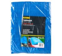 VFM e-Store 6ft x 4ft Tarpaulin Blue Multipurpose Cover With 6 Eyelets ProLine VFM e-Store Blue