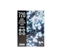 VFM e-Store 720 Led 9.35M Christmas Cluster Lights in White VFM e-Store White