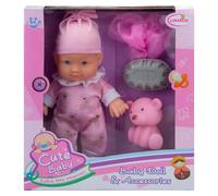 VFM e-Store Baby Doll with Accessories 24cm x 23cm Pink X 1 | Size: 24 cm x 23 cm VFM e-Store Pink 24 cm x 23 cm