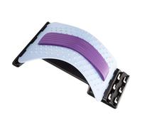 VFM e-Store - Back Stretcher for Pain Relief, Adjustable Spine Support With 4-Level Lumbar Corrector, Portable Posture Support Device for Back, Neck, and Shoulder Discomfort, Lightweight Foam Cushion