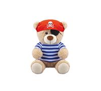 VFM e-Store Bear Pirate Soft Toy Themed Animal Plush Cuddly Soft Furry in Blue VFM e-Store Blue