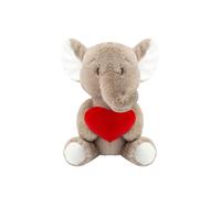 VFM e-Store Bear Soft Toy Cream Polar Plush With Red Love Heart in Light Brown VFM e-Store Light Brown