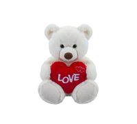 VFM e-Store Bear Soft Toy Sitting Plush With Red Love Heart Cuddly VFM e-Store Multicolor