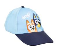 VFM e-Store - Bluey Baseball Cap Adjustable Children's Video Game Accessories Birthdays, Gifts, Boys and Girls - 24cm X 17cm Blue