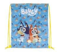 VFM e-Store Bluey DrawString Bag Childrens Video Game Accessories 43cm x 29cm Blue | Size: 43 cm x 29 cm VFM e-Store Blue 43 cm x 29 cm