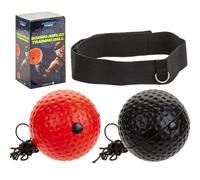 VFM e-Store Boxing Reflex Training Ball Elastic Headband Ball Cardio Activity in Red VFM e-Store Red