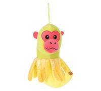 VFM e-Store - Brain Rot Banana Monkey Soft Toy Plush Gift for Children and Adults Birthday Christmas - 22cm X 10cm Yellow X 1