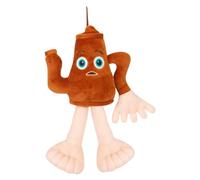 VFM e-Store Brain rot Teapot Soft Toy Plush Gift 30cm x 25cm Brown X 1 | Size: 30 cm x 25 cm VFM e-Store Brown 30 cm x 25 cm