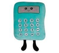 VFM e-Store - Calculator Soft Toy Cute Plushie Huggable Cuddly Stuffed Toy Plush Toy Cute Stuffed Plushie, Gifts for Birthday, Valentine's Day Christmas - 27cm Blue