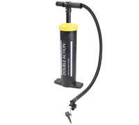VFM - Hand Pump Camping Double Action Hand Operated 1. 2M Hose, Air Inflator, Fast, Great for Camping, Festivals, Holidays, Outdoor Leisure, Survival Equipment