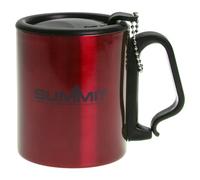 VFM e-Store - Caribiner Double Walled Mug - Good for Days Out - Red - 9cm X 7cm