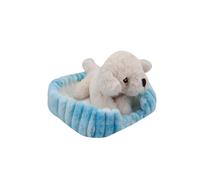 VFM e-Store Chihuahua Soft Toy Basket Cute Dog Plush Fluffy Doggy in White VFM e-Store White