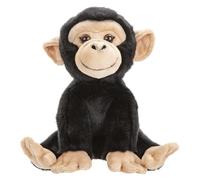 VFM e-Store - Chimpanzee Premium Soft Toy - Premium Quality - Perfect for Plush Lovers, Gift Ideas for Children - Brown - 30cm X 12cm