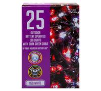 VFM e-Store Christmas Cold White & Red String Lights 25 Bulbs 2m 50cm Lead X 1 VFM e-Store Multicolor