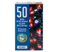 VFM e-Store Christmas Cold White & Red String Lights 30 Bulbs 5m 30cm Lead X 1 VFM e-Store Multicolor