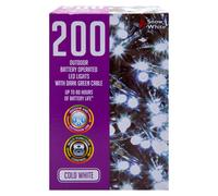 VFM e-Store Christmas Cold White String Lights 200 Bulbs 12m 50cm Lead X 1 VFM e-Store White
