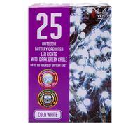 VFM e-Store Christmas Cold White String Lights 25 Bulbs 2m 50cm Lead X 1 VFM e-Store White