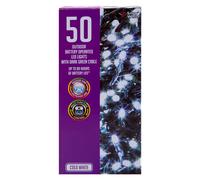 VFM e-Store Christmas Cold White String Lights 50 Bulbs 5m 30cm Lead X 1 VFM e-Store White