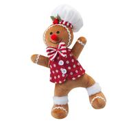 VFM e-Store Christmas Gingerbread Man Decoration 36cm x 25cm Red X 1 | Size: 36 cm x 25 cm VFM e-Store Red 36 cm x 25 cm