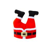 Christmas Hat Santas Legs Novelty Hat X 1 61Cm X 35Cm Red