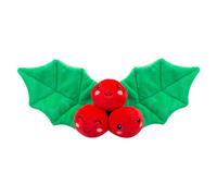 VFM e-Store Christmas Holly Soft Toy Plush Gift Idea 16cm x 12cm Multicolour X 1 | Size: 16 cm x 12 cm VFM e-Store Multicolor 16 cm x 12 cm