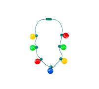 VFM e-Store Christmas Necklace Led Light Up Bulb Necklace X 1 One Size Multicoloured VFM e-Store Multicolor