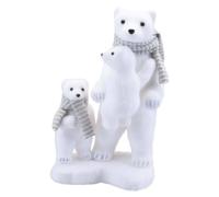 VFM e-Store Christmas Polar Bear Decoration 35cm x 21cm White X 1 | Size: 35 cm x 21 cm VFM e-Store White 35 cm x 21 cm