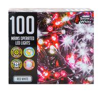 VFM e-Store Christmas Red & White String Lights 100 Bulbs 8m 50cm Lead X 1 VFM e-Store Multicolor