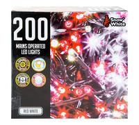 VFM e-Store Christmas Red & White String Lights 200 Bulbs 12m 50cm Lead X 1 VFM e-Store Multicolor
