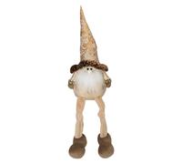 VFM e-Store Christmas Santa Decoration 48cm x 14cm Gold X 1 | Size: 48 cm x 14 cm VFM e-Store Gold 48 cm x 14 cm
