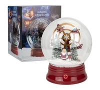 VFM e-Store - Christmas Snow Globe Light Up Blower Decoration Gift Idea Festive Indoor Xmas Oraments - 31cm X 25cm Ferris Wheel X 1