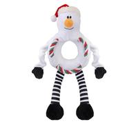 VFM e-Store - Christmas Snowman Pet Toy Gift Idea Festive Indoor Xmas Oraments - 45.5cm X 20cm White X 1