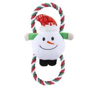 VFM e-Store - Christmas Snowman Pet Toy Gift Idea Festive Indoor Xmas Oraments - 46.5cm X 20cm White X 1