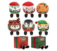 VFM e-Store - Christmas Soft Toy Mystery Bag Plush Gift Idea Festive Indoor Xmas Oraments - 9cm X 9cm Multicolour X 1