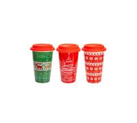 VFM e-Store Christmas Travel Mug Single Cup in Assorted Designs VFM e-Store Multicolor
