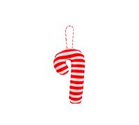 VFM e-Store Christmas Tree Decoration Hanging Fabric Candy Cane X in Red VFM e-Store Red