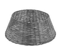 VFM e-Store - Christmas Tree Skirt Decoration Festive Indoor Xmas - 70cm X 70cm Grey X 1