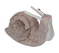 VFM e-Store Christmas Velvet Snail Decoration 14cm x 21cm Brown X 1 | Size: 14 cm x 21 cm VFM e-Store Brown 14 cm x 21 cm