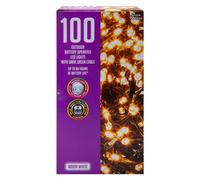 VFM e-Store Christmas Warm White String Lights 100 Bulbs 8m 50cm Lead X 1 VFM e-Store White