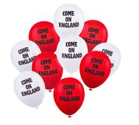 VFM e-Store Come On England Balloons 12 Pack, Celebrations in Red VFM e-Store Red