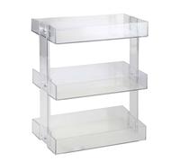 VFM e-Store Cosmetics Holder 3 Tier Shelf Makeup Organiser 24. 8 x 12. 7 x 34. 8cm in Clear VFM e-Store Clear